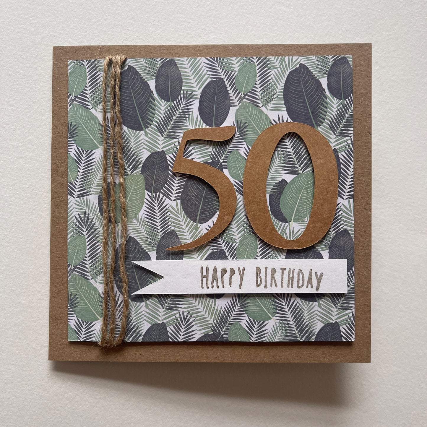 Handcrafted - Elegant Milestone Birthday Cards - 40, 50, 60 70 or 80