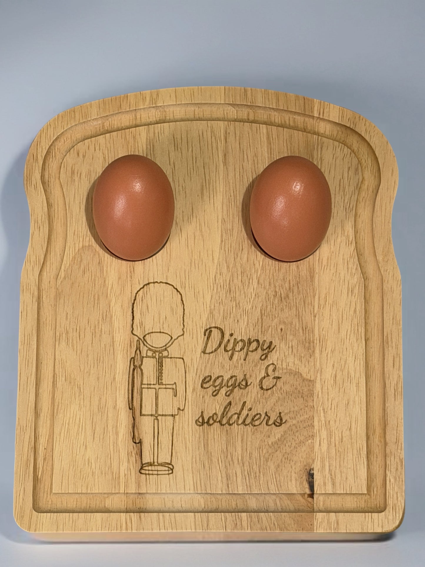 Dippy Eggs & Soldiers – Wooden Egg Board