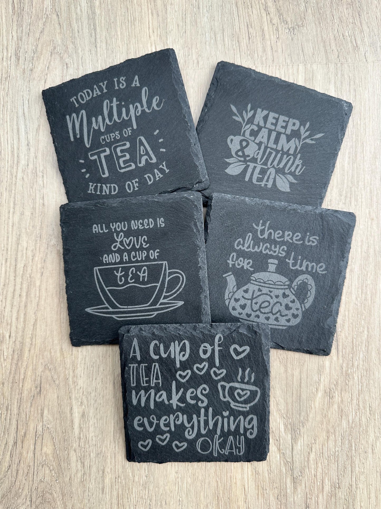 Tea Lovers - Slate Coasters