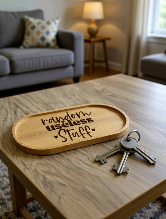 Random Useless Stuff - Bamboo Tray