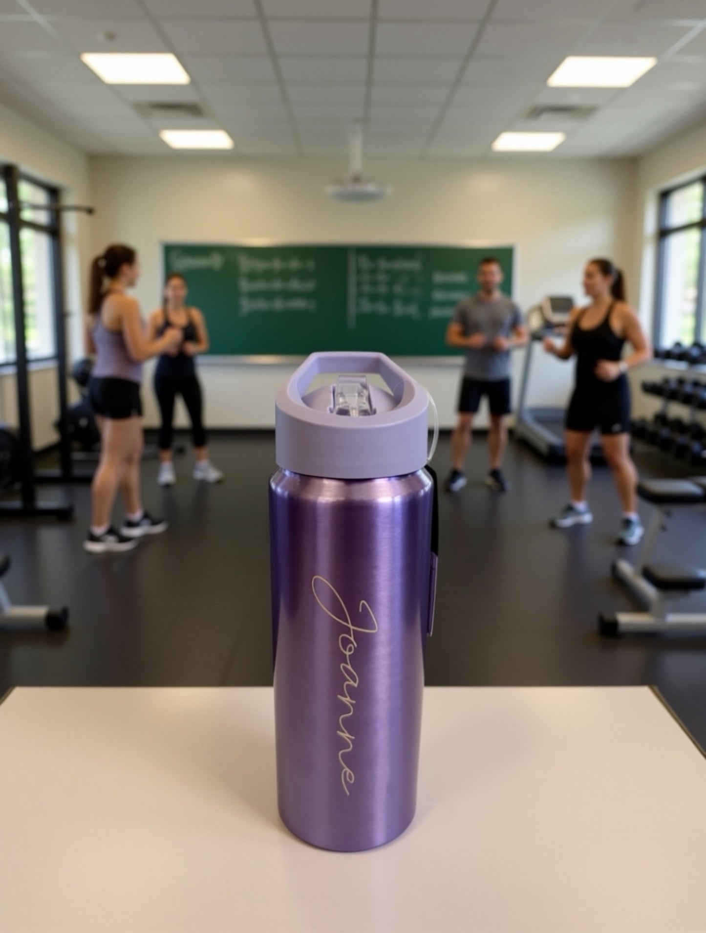 Personalised Single Wall 750ml Aluminium Water Bottle – Laser Engraved Name