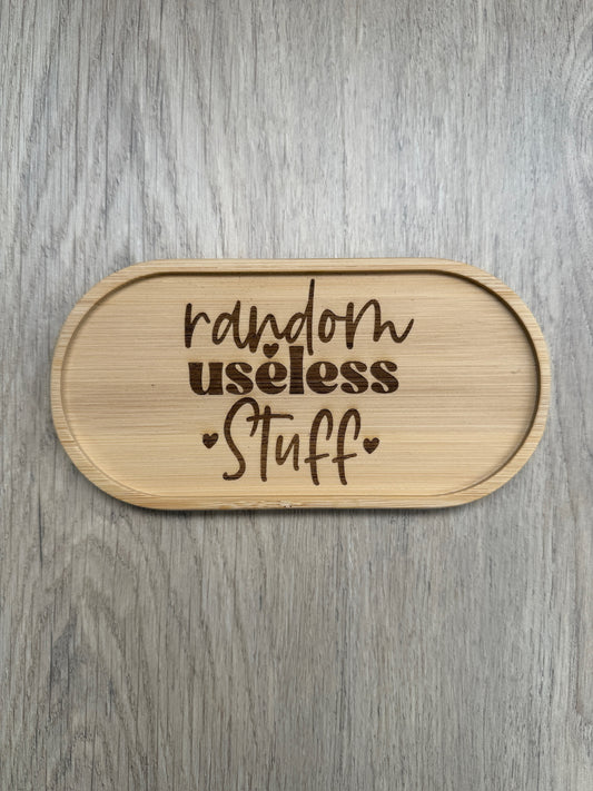 Random Useless Stuff - Bamboo Tray