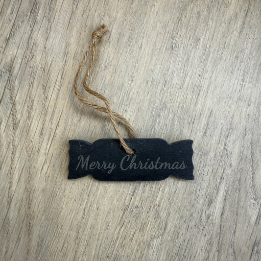 Merry Christmas - Slate Christmas Hanger